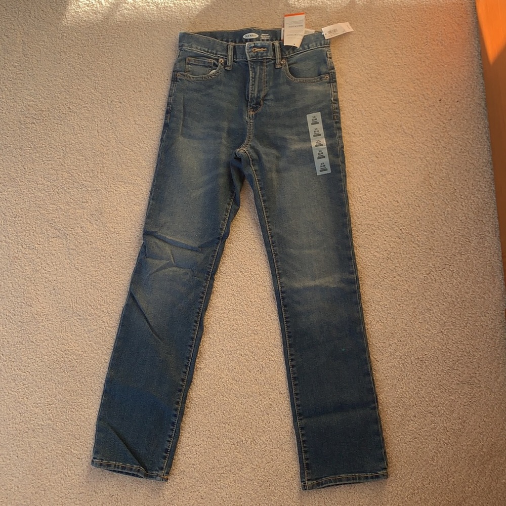 Old Navy Boys Straight Slim Jeans